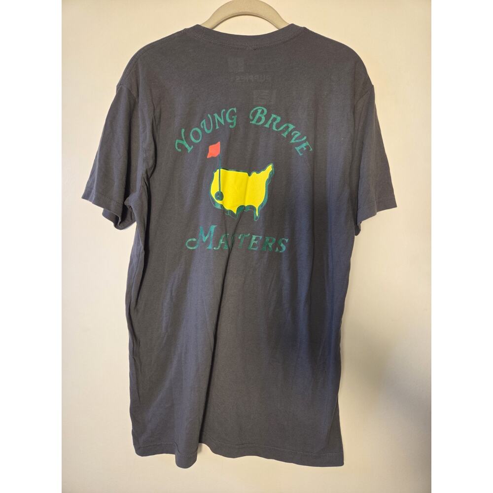 Puppies Make Me Happy T Shirt Brave Young Masters Gray Size L Soft Cotton USA